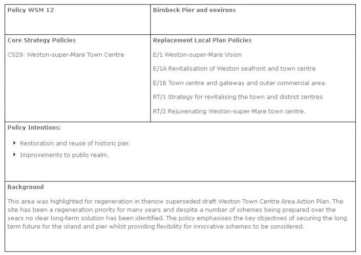 North Somerset Council Policy 1